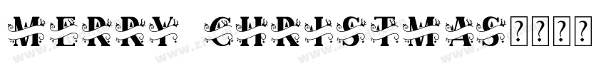 merry christmas字体转换 merry christmas字体转换